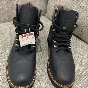 Nautica Women’s Black Combat Boots Size 7.5